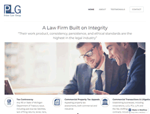 Tablet Screenshot of polterlaw.com
